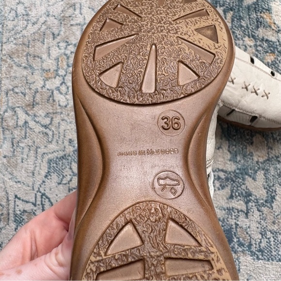 Rieker Massa Cream AntiStress Shoes EU 36 US Sz 5 Reptile Print Leather Comfort - Picture 6 of 7